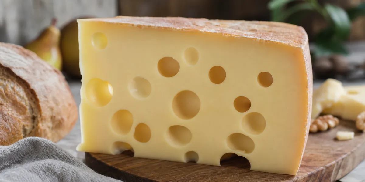 Emmentaler med stora hål och schweizisk AOP-tradition