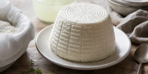Ricotta från vassle till mild italiensk färskprodukt